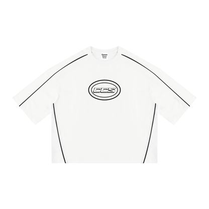 Concentrate Streetwear - CENT - 276gsm Unisex Heavyweight Boxy Piping T-Shirt