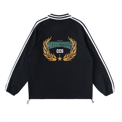 Concentrate Streetwear - Drop Out - 380gsm Striped Collar Sweatshirt