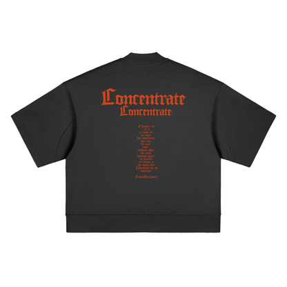 Concentrate Streetwear - The Prayer - 305gsm Heavyweight Oversized Mock Neck T-shirt