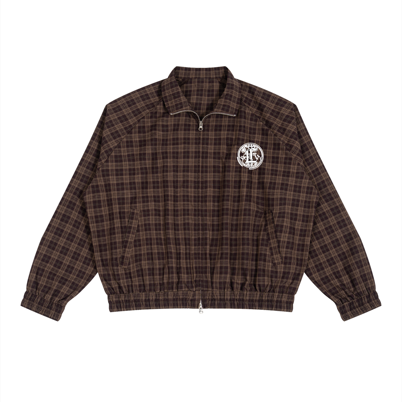 Concentrate Streetwear - CCS - 130gsm Unisex Plaid Full-Zip Track Jacket