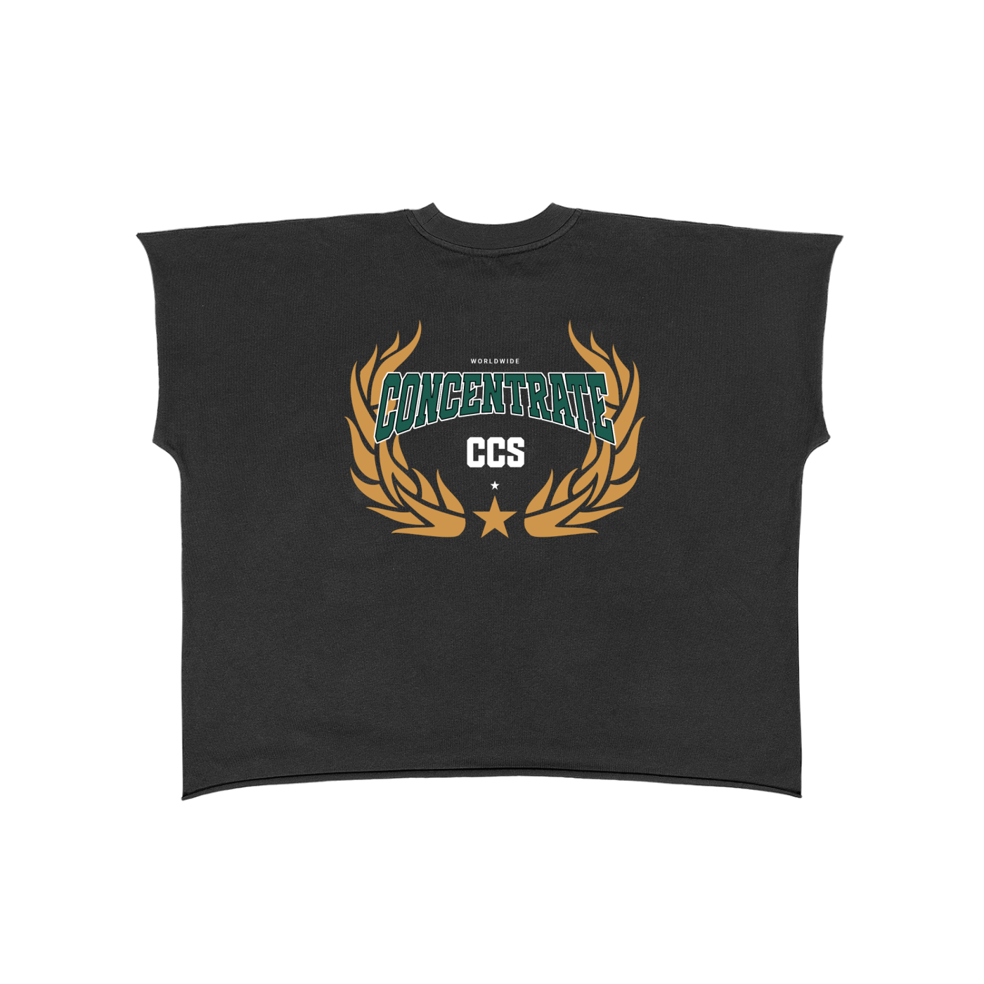 Concentrate Streetwear - Drop Out - 280gsm Raw Edge Boxy Non-Shrink T-Shirt