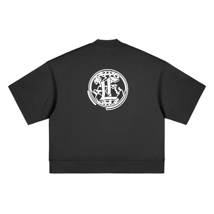 Concentrate Streetwear - CCS - 305gsm Heavyweight Massive Oversized Mock Neck T-shirt