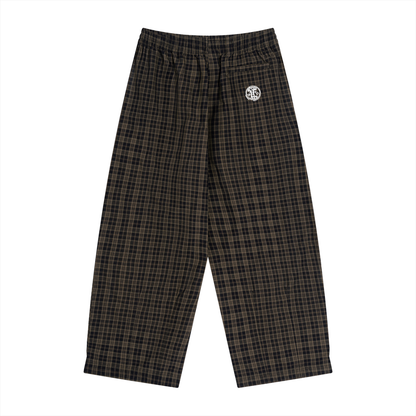 Concentrate Streetwear - CCS - 130gsm Unisex Plaid Wide Leg Pants