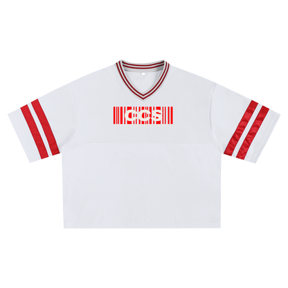 Concentrate Streetwear - Red CCS - 270gsm Taped Mesh Boxy T-shirt/Jersey