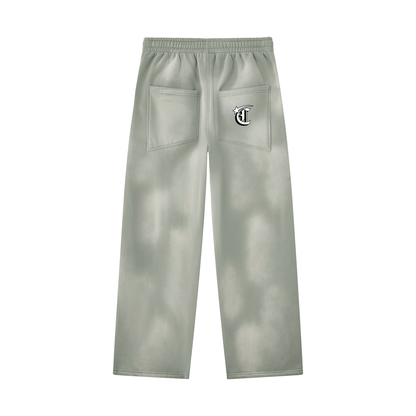 Concentrate Streetwear - Starry - 350gsm Unisex Sunfade Wide Leg Fleece Sweatpants