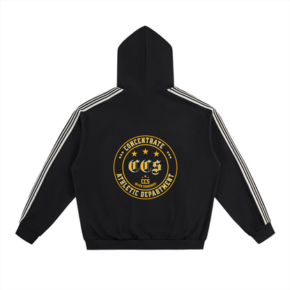Concentrate Streetwear - CCS Athletics - 350gsm Side Stripe Drop-Shoulder Hoodie