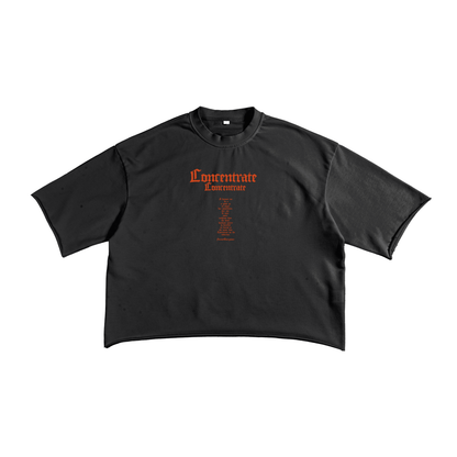 Concentrate Streetwear - The Prayer - 270gsm French Terry Raw Edge T-Shirt