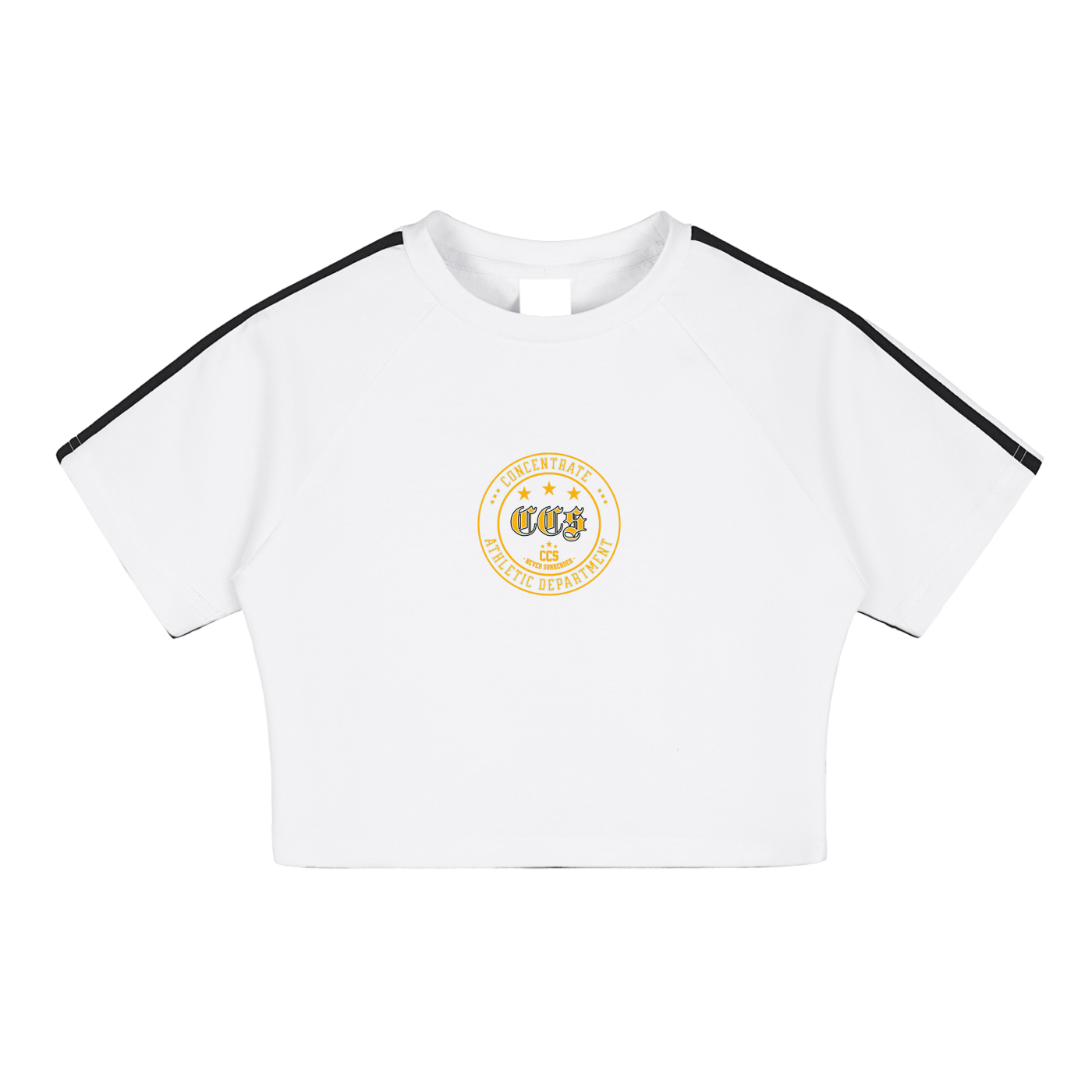 Concentrate Streetwear - CCS Athletics - 230gsm Taped Cooling Performance Crop Top