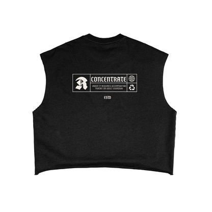 Concentrate Streetwear - Restricted - 340gsm French Terry Boxy/Cropped Tank Top