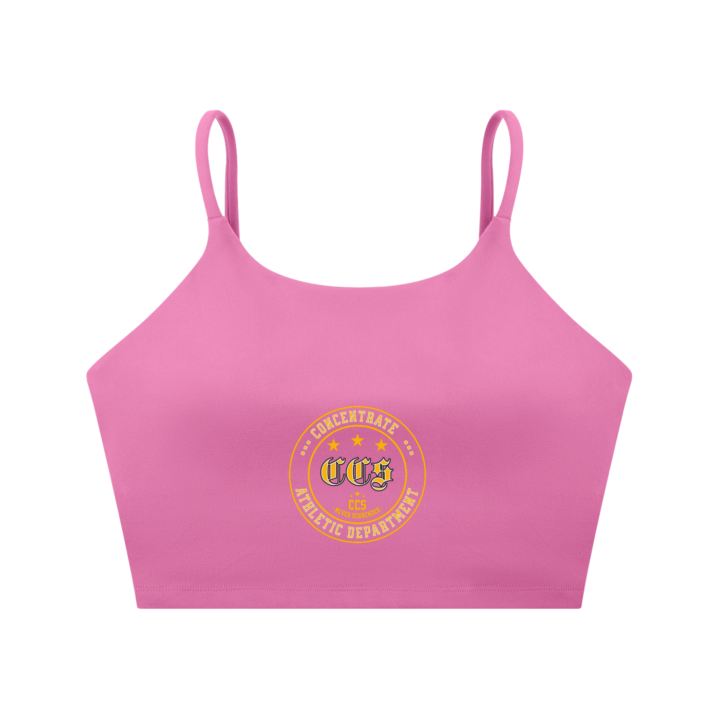 Concentrate Streetwear - CCS Athletics - Spaghetti Strap Yoga Sports Bra
