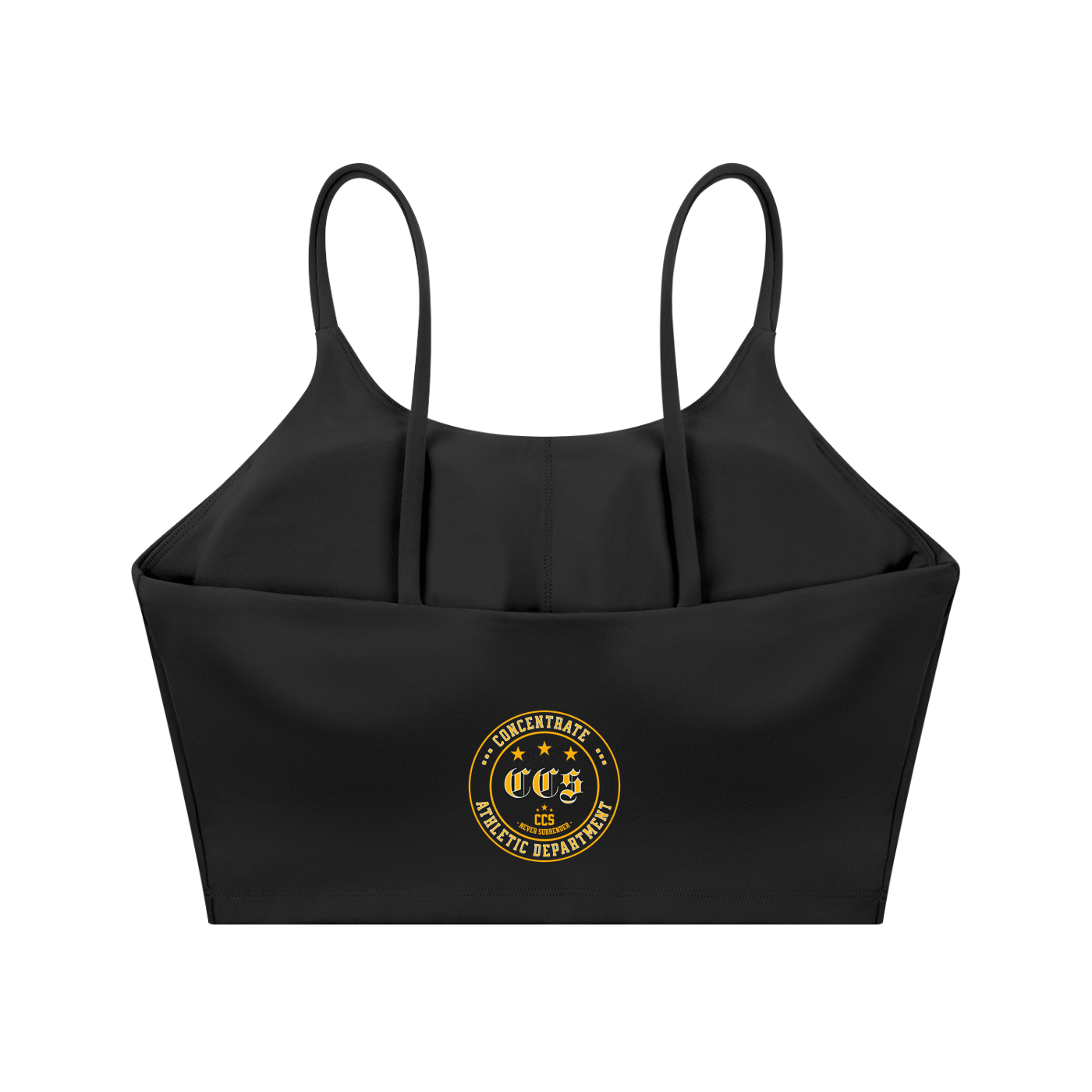 Concentrate Streetwear - CCS Athletics - Spaghetti Strap Yoga Sports Bra