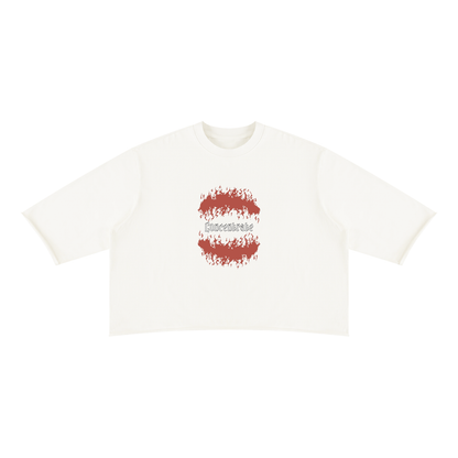 Concentrate Streetwear - Flamed - 330 gsm Unisex Mineral Wash Raw Hem Boxy T-Shirt