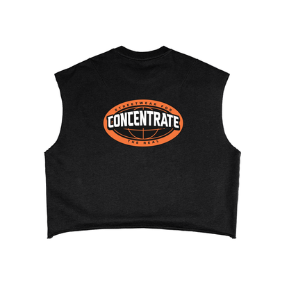 Concentrate Streetwear - The Real - 340gsm French Terry Boxy Cropped Tank Top