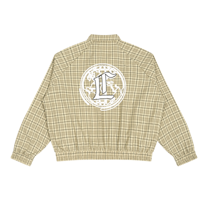 Concentrate Streetwear - CCS - 130gsm Unisex Plaid Full-Zip Track Jacket