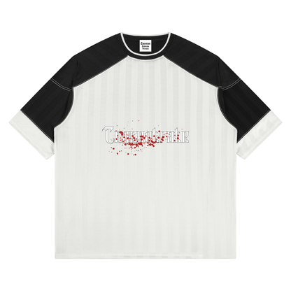 Concentrate Streetwear - Splatter - 150gsm Unisex Striped Raglan Jersey