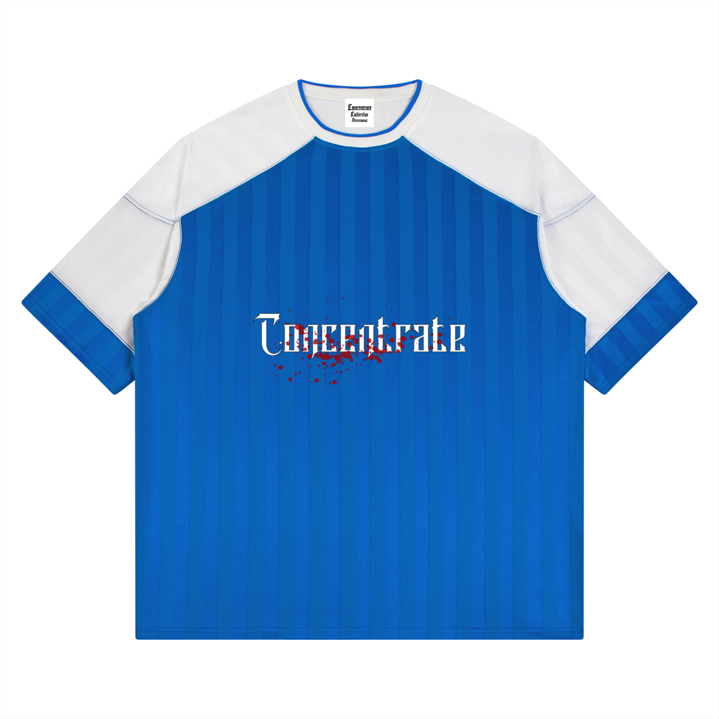 Concentrate Streetwear - Splatter - 150gsm Unisex Striped Raglan Jersey