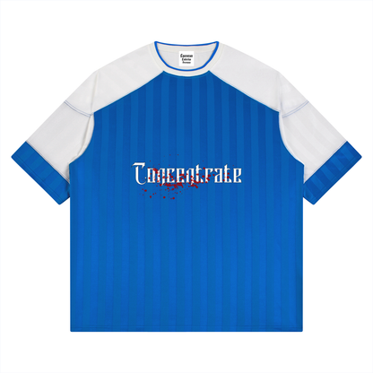 Concentrate Streetwear - Splatter - 150gsm Unisex Striped Raglan Jersey