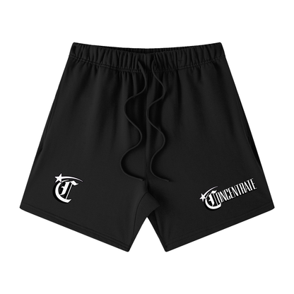 Concentrate Streetwear - Starry Sea - 425gsm Unisex Earth Tone Loose Fit Cotton Shorts