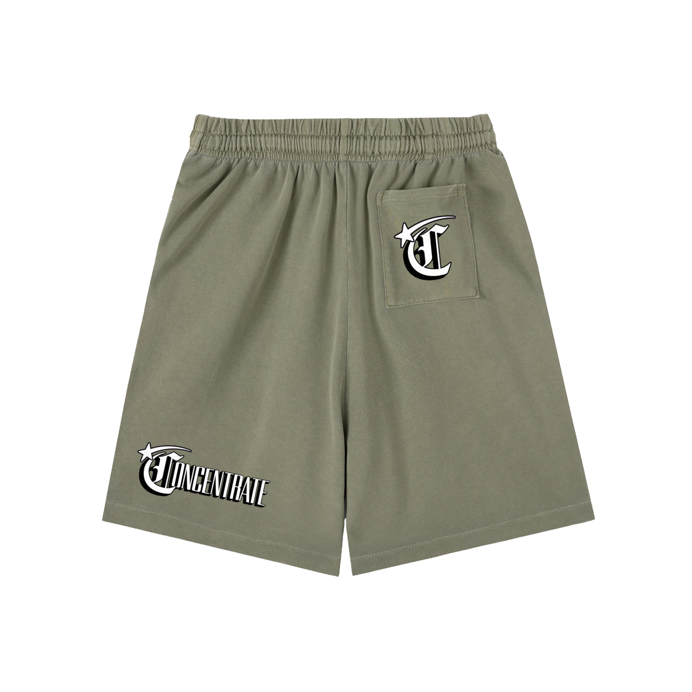 Concentrate Streetwear - Starry Sea - 320gsm Vintage Wash Cotton Shorts