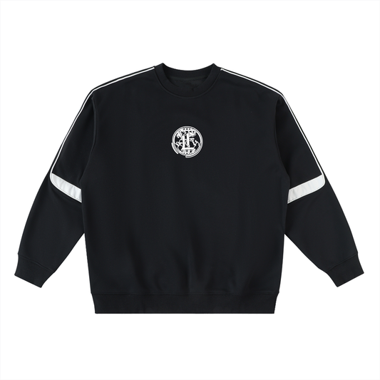 Concentrate Streetwear - CCS - 380gsm Oversized Thick Crewneck Taped Sweatshirt
