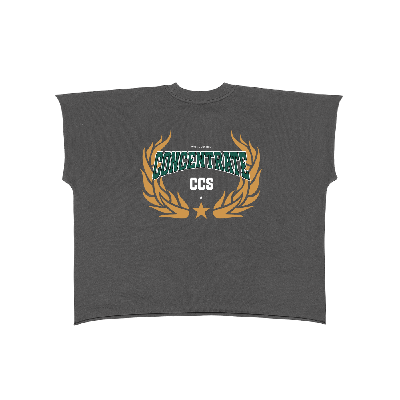 Concentrate Streetwear - Drop Out - 280gsm Raw Edge Boxy Non-Shrink T-Shirt
