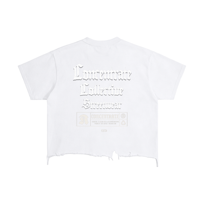 Concentrate Streetwear - CCS - Electric Eagle -  240gsm Vintage Wash Boxy Distressed Hem T-Shirt