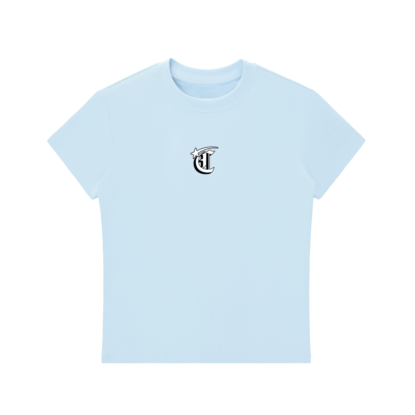 Concentrate Streetwear - Starry Sea - 260gsm Female Essential Bodycon Crewneck T-Shirt