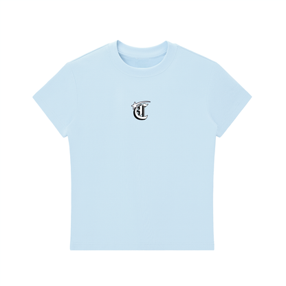 Concentrate Streetwear - Starry Sea - 260gsm Female Essential Bodycon Crewneck T-Shirt