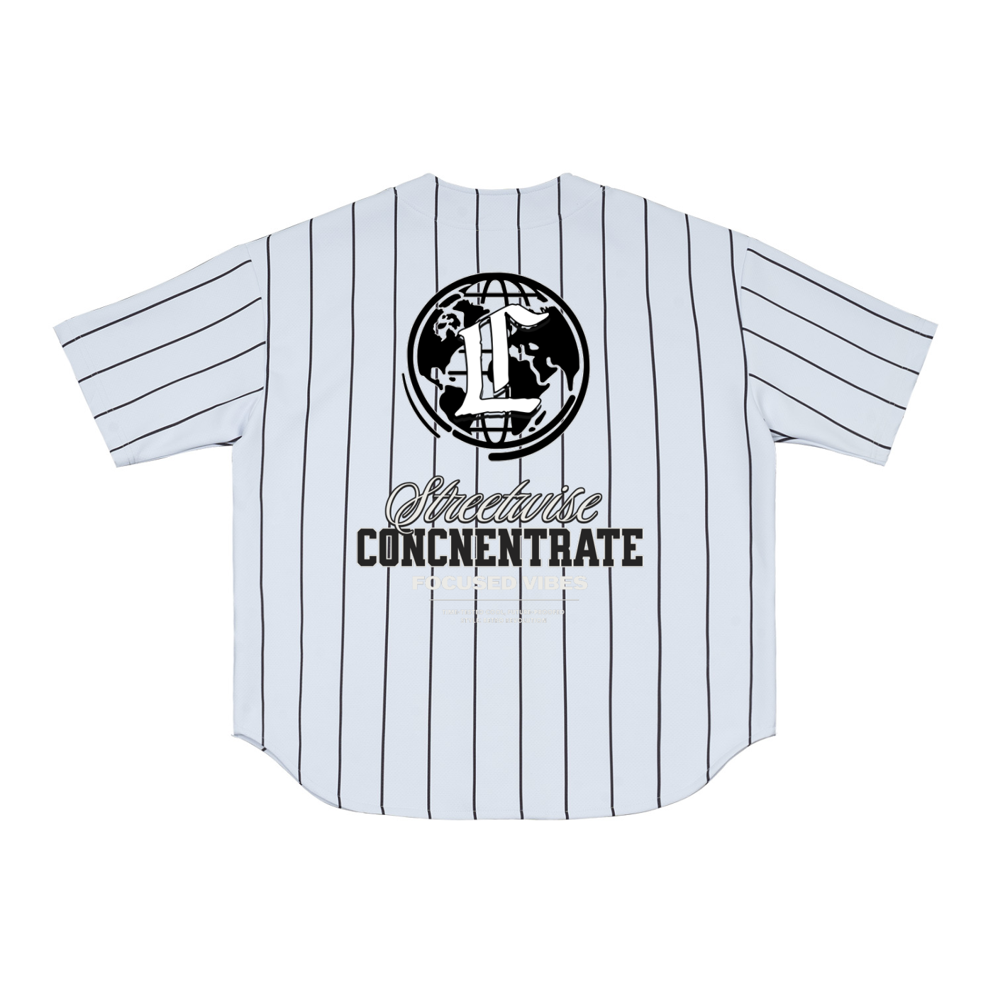 Concentrate Streetwear - CCS - Pinstripe Baseball Jersey