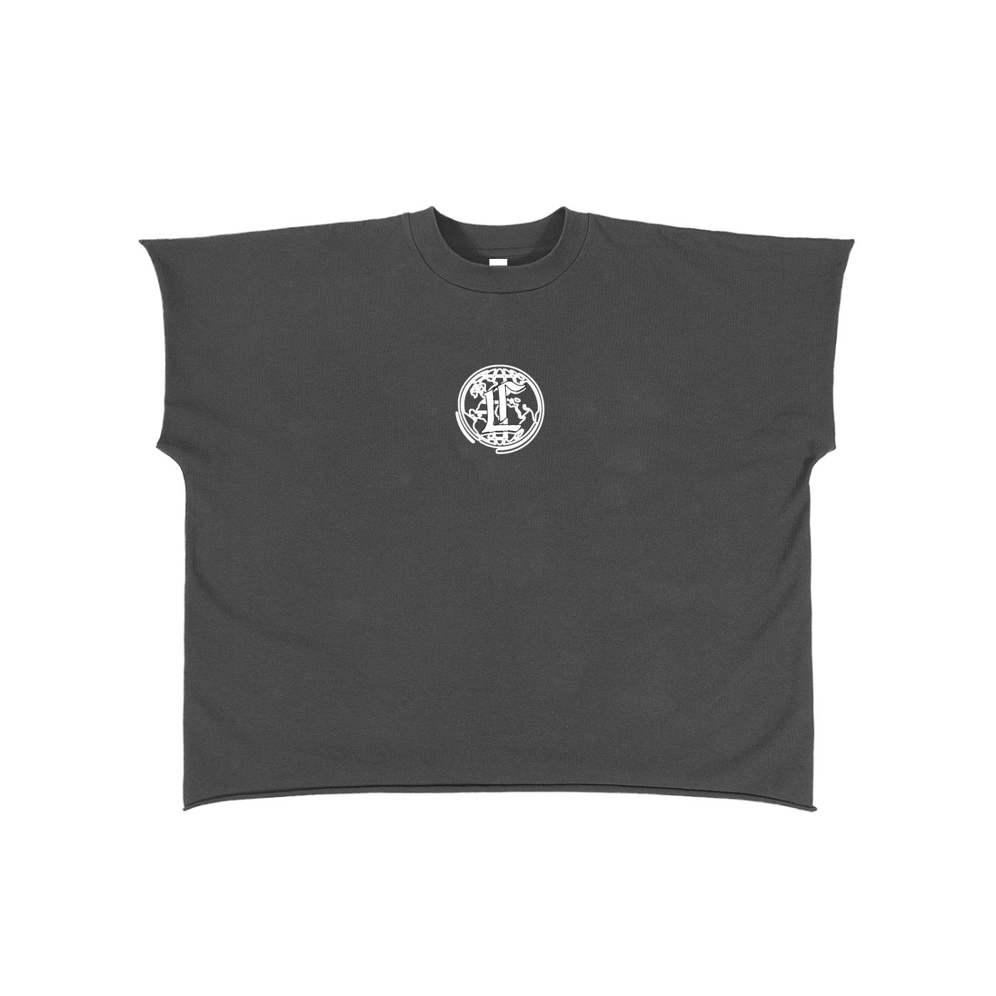 Concentrate Streetwear - CCS - 280gsm Raw Edge Boxy None Sleeve T-Shirt