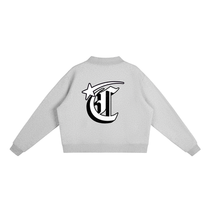 Concentrate Streetwear - Starry Sea - 350gsm Essential Fleece Mock-Neck Crew Sweatshirt