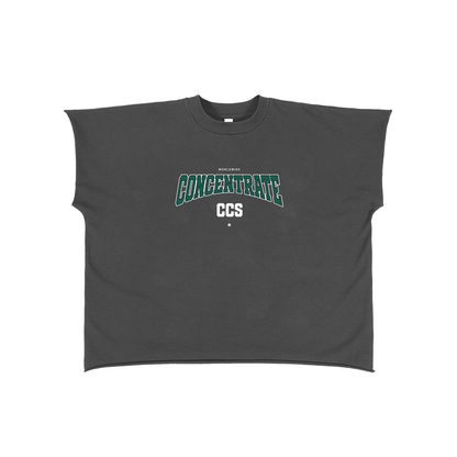 Concentrate Streetwear - Drop Out - 280gsm Raw Edge Boxy Non-Shrink T-Shirt