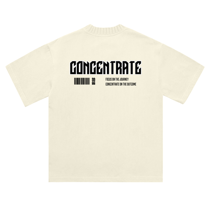 Concentrate Streetwear - Glory - 305gsm Heavyweight Knitted Round Neck T-Shirt