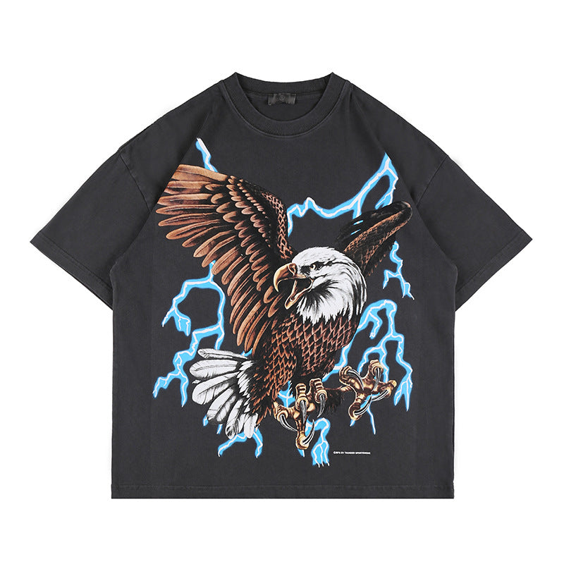 Concentrate Collective - Lightning Eagle - Oversize Short Sleeve Tee