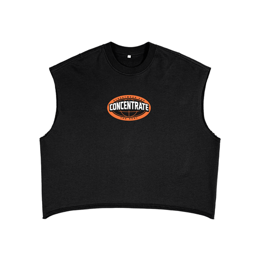 Concentrate Streetwear - The Real - 340gsm French Terry Boxy Cropped Tank Top
