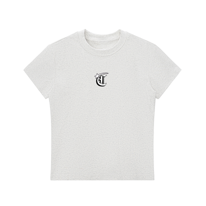 Concentrate Streetwear - Starry Sea - 260gsm Female Essential Bodycon Crewneck T-Shirt