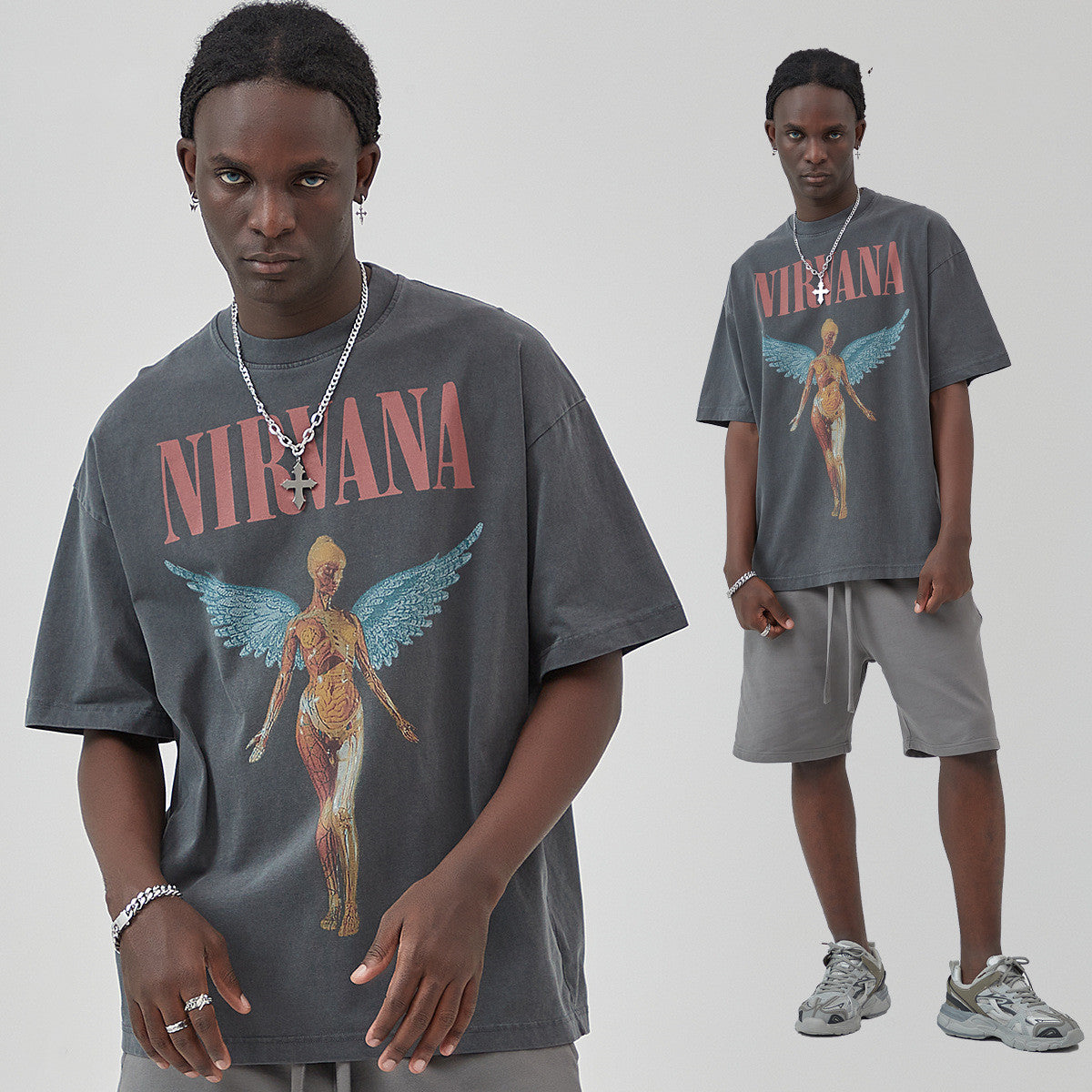 Concentrate Collective - Acid Wash Loose - Nirvana Tee