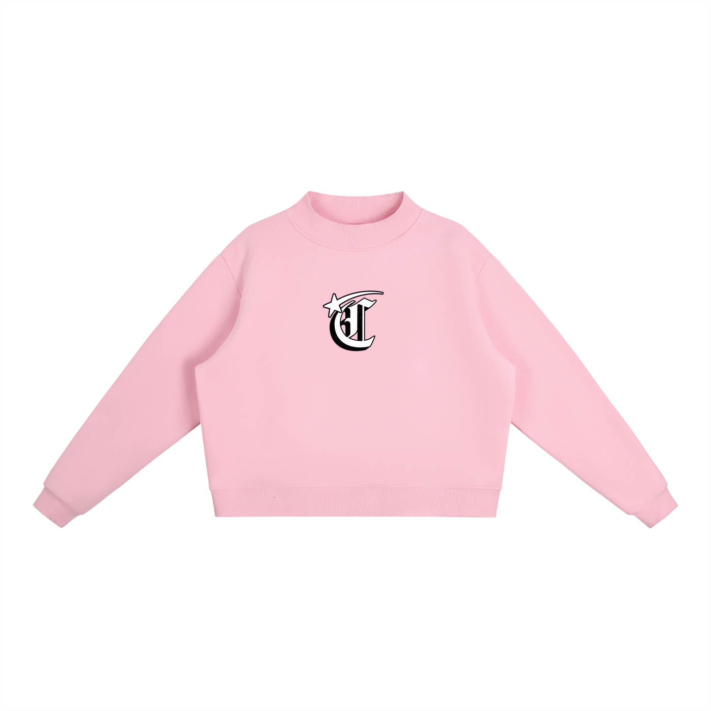 Concentrate Streetwear - Starry Sea - 350gsm Essential Fleece Mock-Neck Crew Sweatshirt