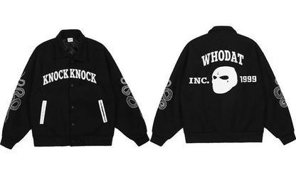 Concentrate Collective - Who Dat - Embroidery Snake Varsity Jacket