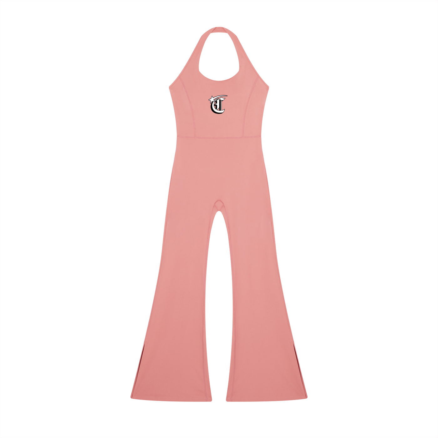 Concentrate Streetwear - Starry Sea -  Women’s Halter Flared Jumpsuit