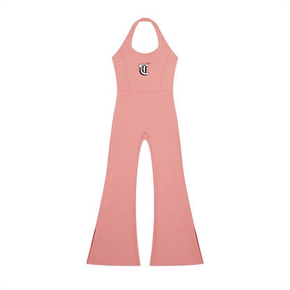 Concentrate Streetwear - Starry Sea -  Women’s Halter Flared Jumpsuit