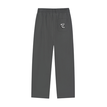 Concentrate Streetwear - Starry Sea - 365gsm Reflection Striped Straight-Leg Sweatpants