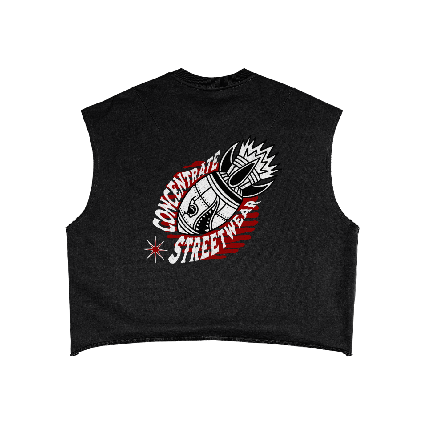 Concentrate Streetwear - Anti Control - 340gsm French Terry Boxy Tank Top