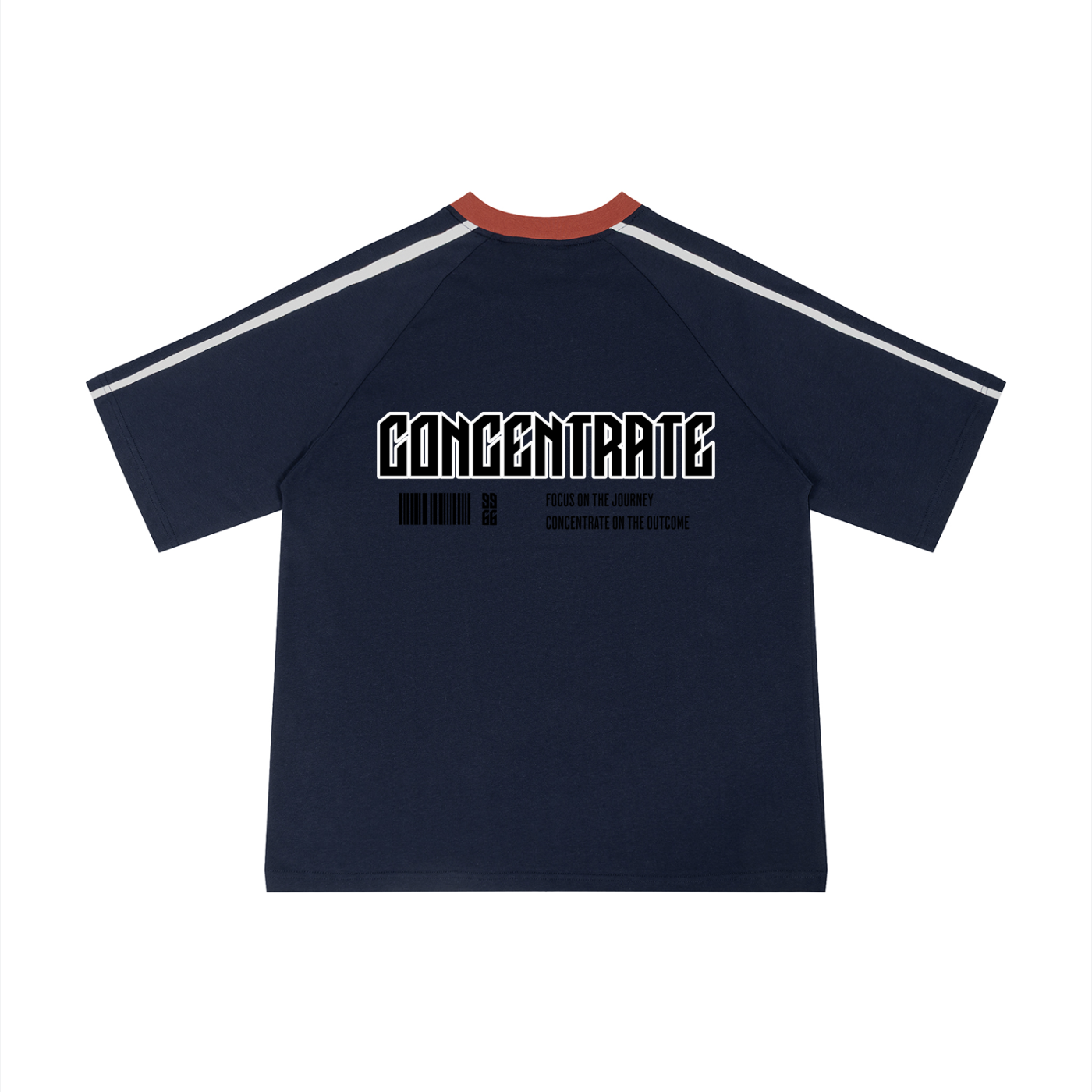 Concentrate Streetwear - Glory - 230gsm Unisex Color Block V-Neck T-Shirt