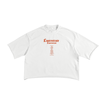 Concentrate Streetwear - The Prayer - 270gsm French Terry Raw Edge T-Shirt