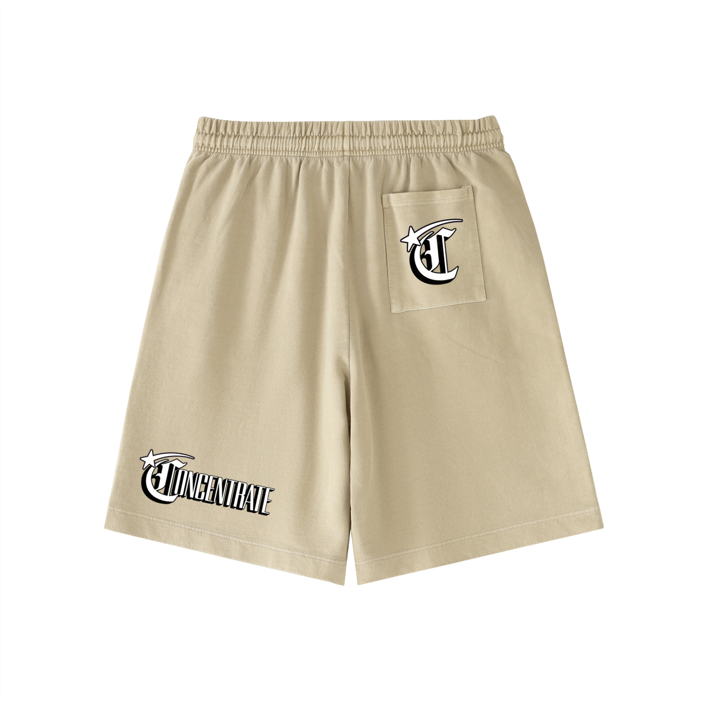 Concentrate Streetwear - Starry Sea - 320gsm Vintage Wash Cotton Shorts