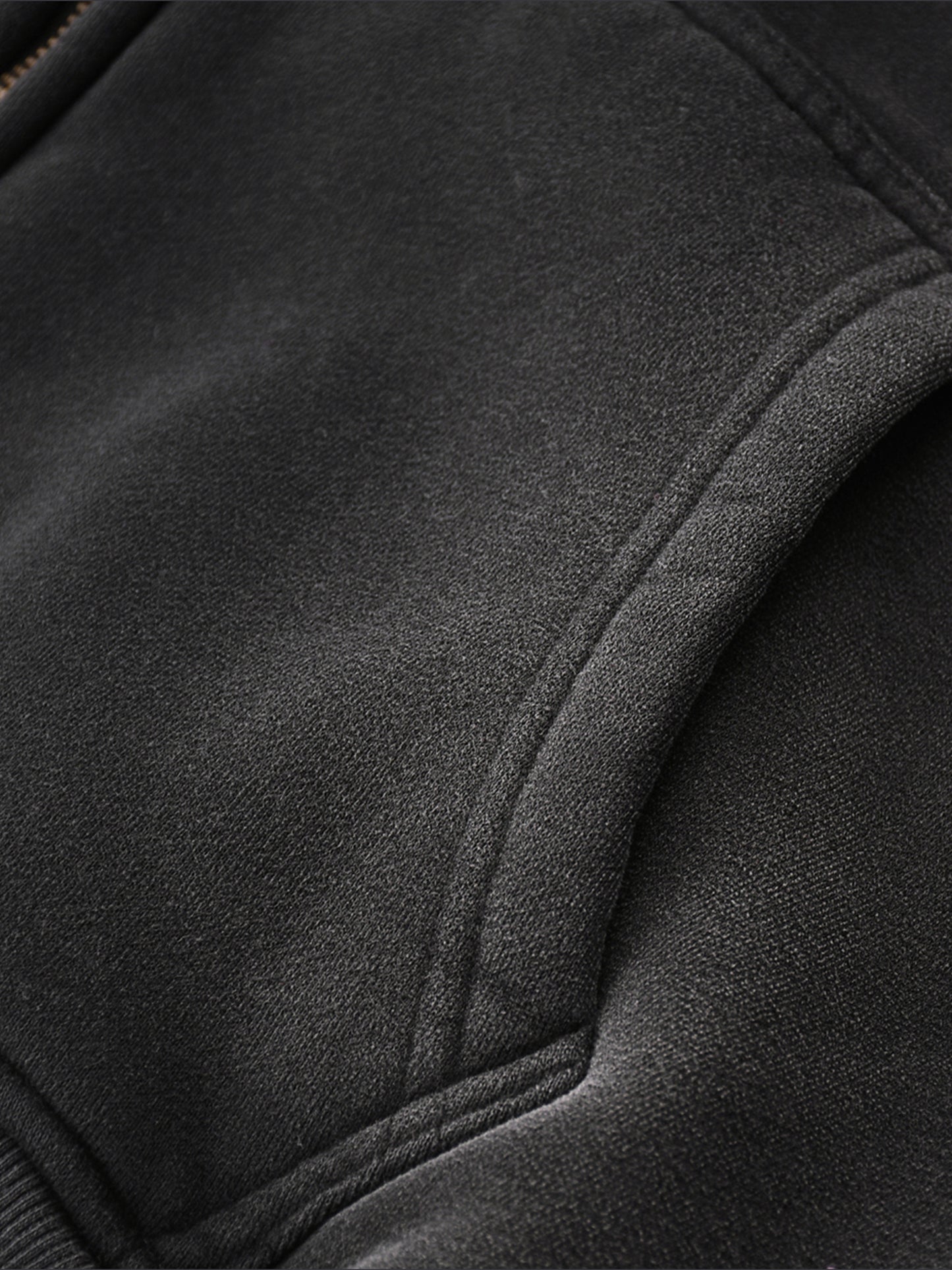 Concentrate Streetwear - Restricted-  355gsm Zip-Through Thick Boxy Hoodie/Jacket