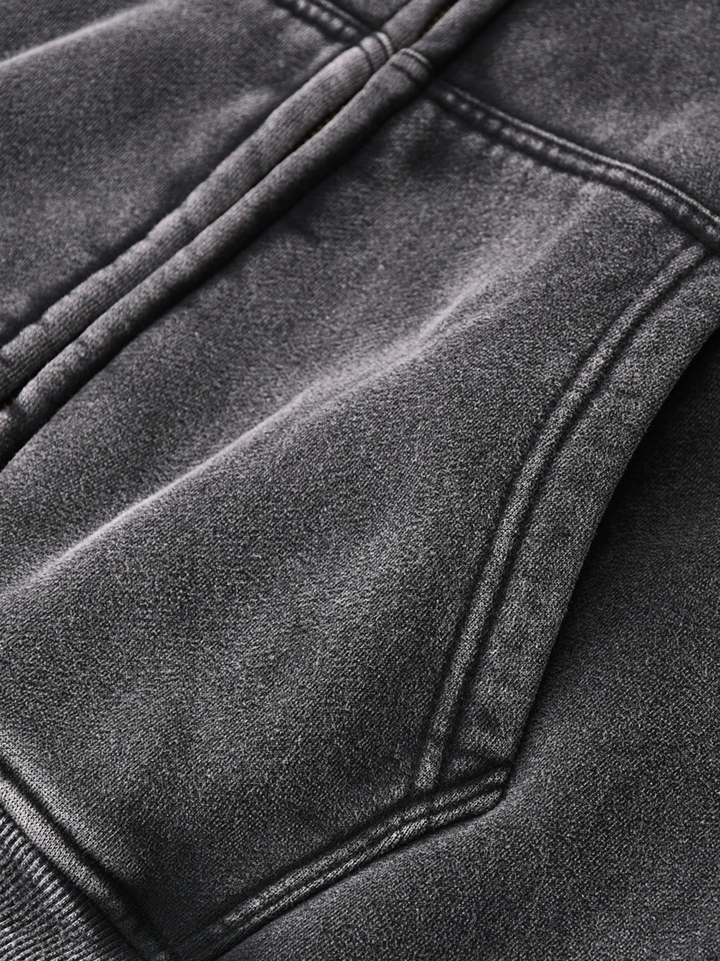 Concentrate Streetwear- The Real - 355gsm Zip-Through Thick Boxy Hoodie/Jacket
