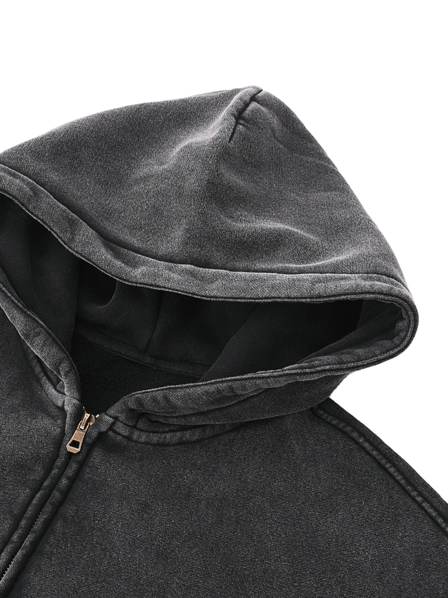 Concentrate Streetwear - CCS - 355gsm Zip-Through Boxy Fleece Hoodie