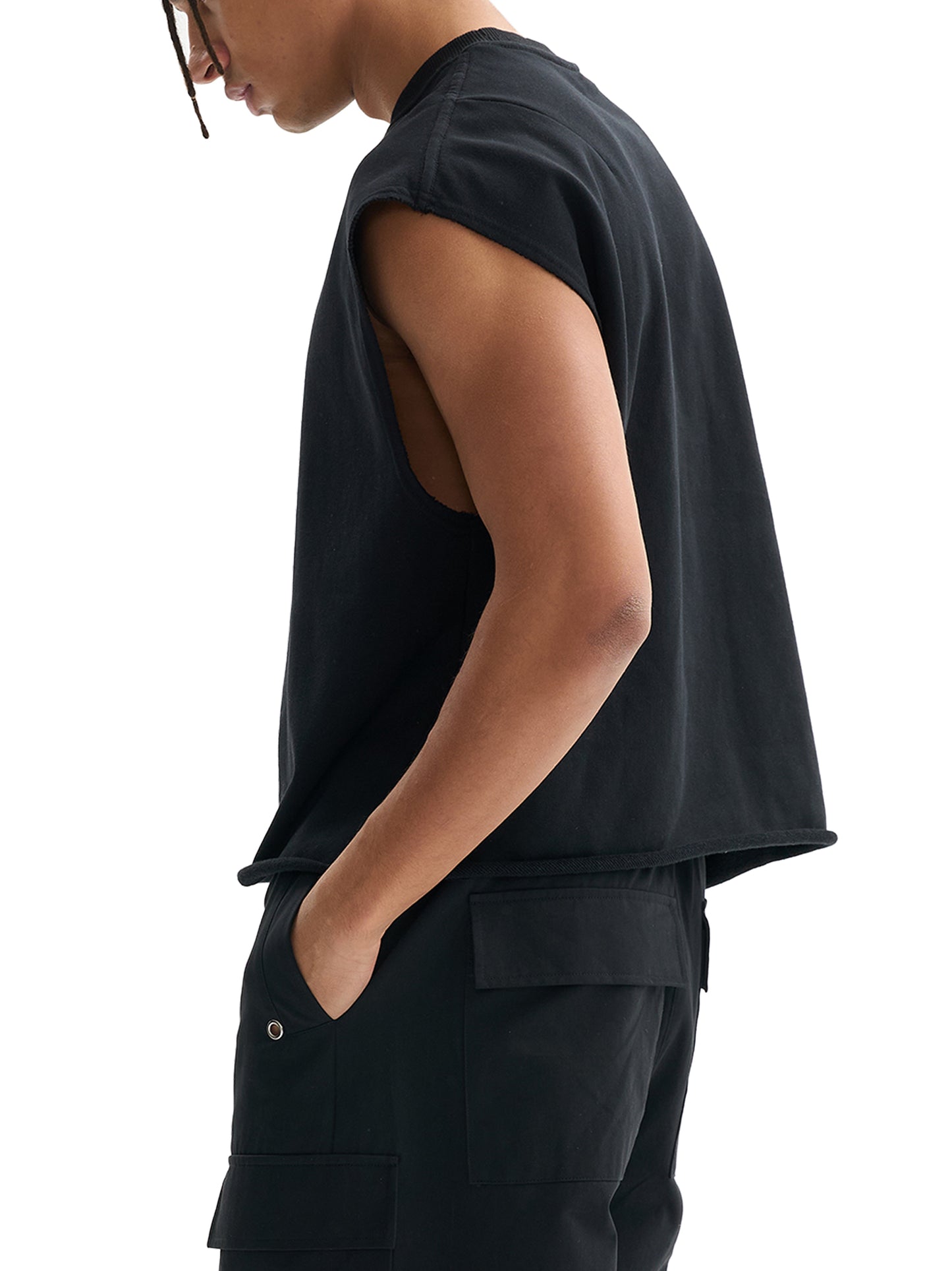 Concentrate Streetwear - The Real - 340gsm French Terry Boxy Cropped Tank Top